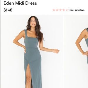 Show Me Your MuMu Eden Dress, Dusty Sage size Medium